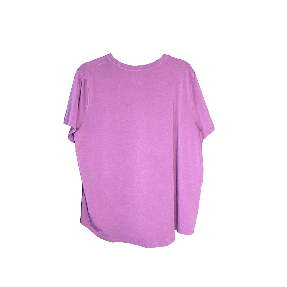 Lululemon Shirt Womens 18* Love Crew Short Sleeve Tee Purple Casual Gym Workout